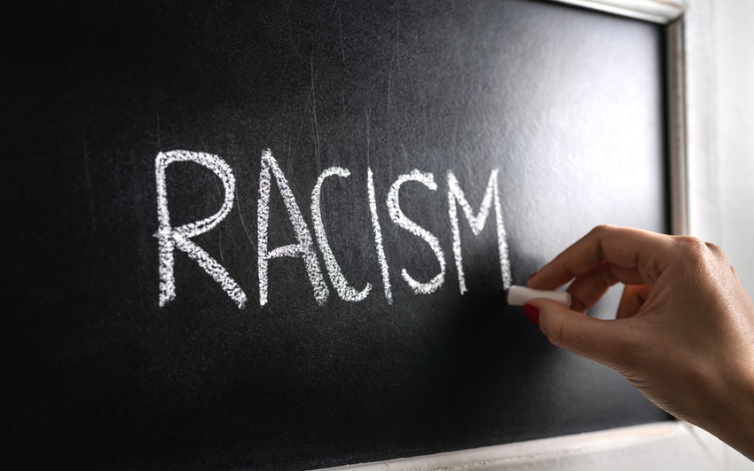 Racism on blackboard