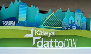 Kaseya DattoCon Europe 2023 sign