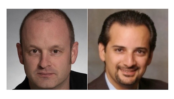 Simon West left and Jose Segrera right are helping to guide independenceIT39s cloud strategy