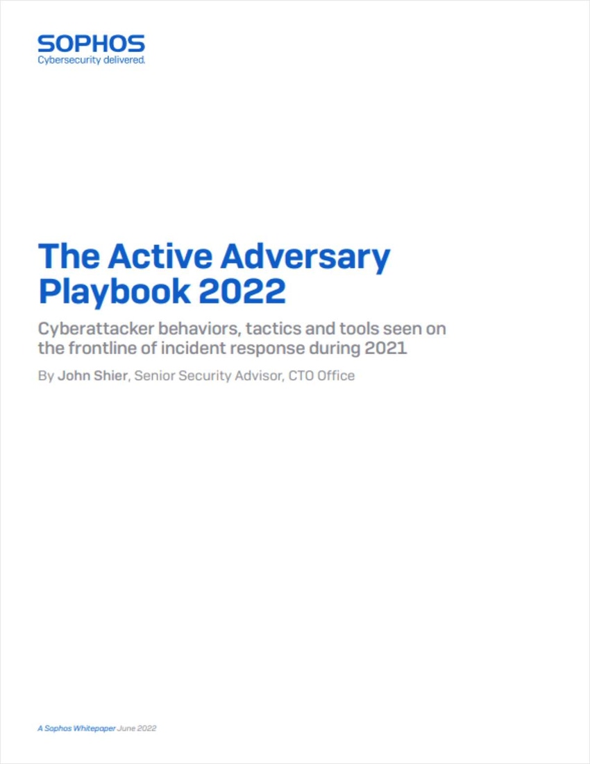 The Active Adversary Playbook 2022