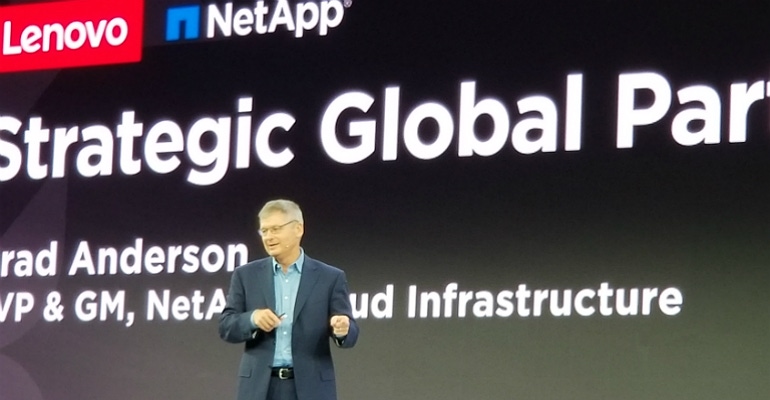 NetApp's Brad Anderson at Lenovo Transform 2