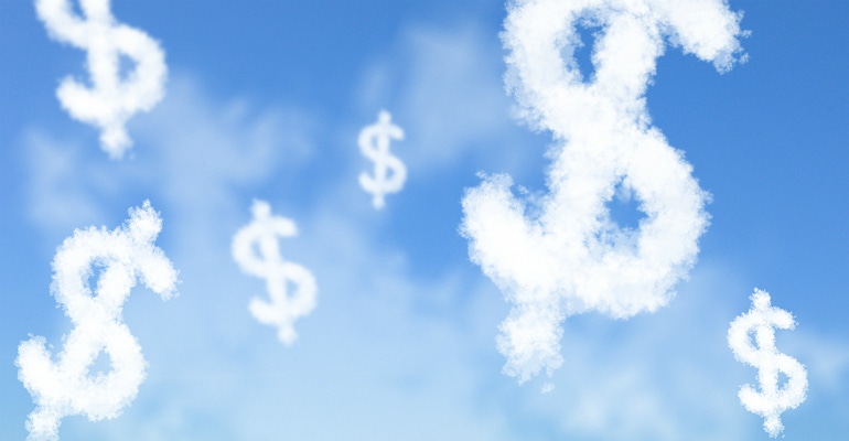 Cloud economics, cloud dollar signs