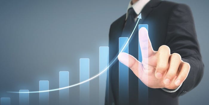 Business growth chart Business growth chart