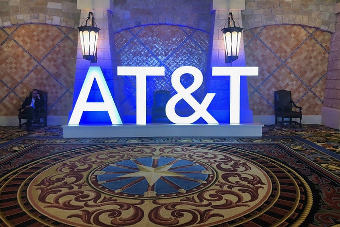 AT&T Sign at Business Summit 2018