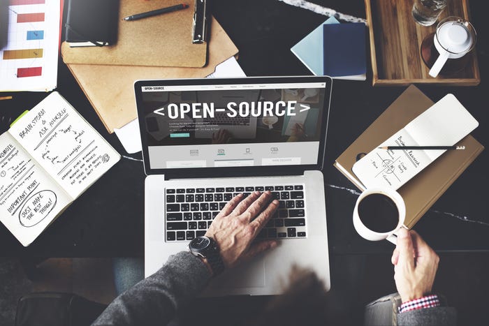 Open source on a laptop Open source on a laptop