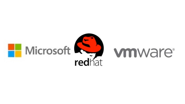 VMware, Microsoft Clouds Need Red Hat Linux