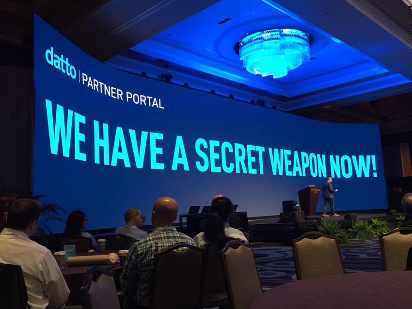 Datto CEO Austin McChord unveils company39s new partner portal at DattoCon16 in Nashville