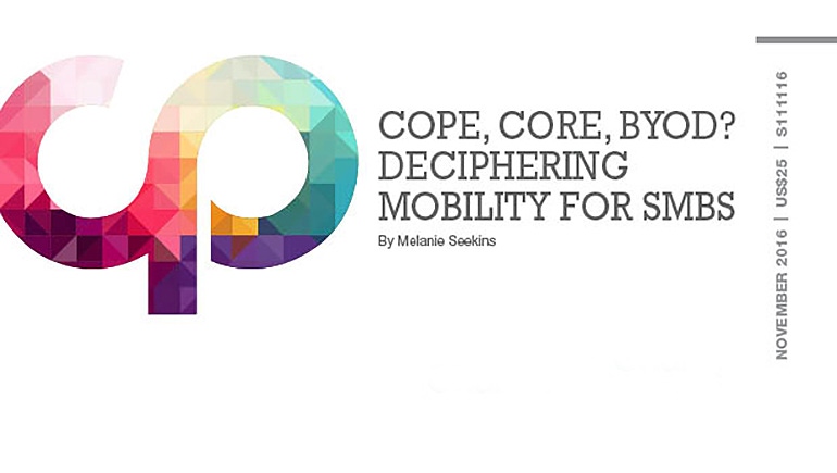 COPE, CORE, BYOD? Deciphering Mobility for SMBs
