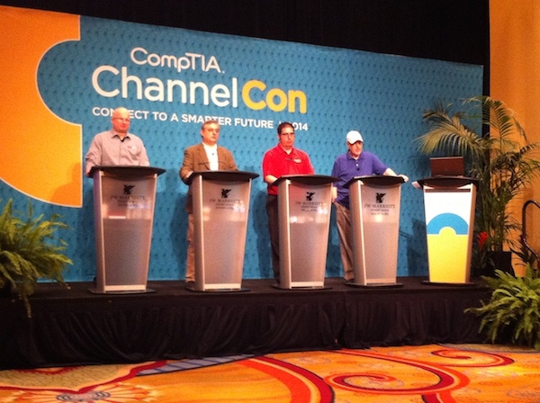 Several IT security experts discussed antivirus software bringyourowndevice BYOD and much more during a panel discussion at CompTIA's ChannelCon 2014