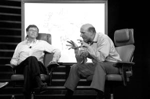 Together they led the 1990s PC software revolution Will Gates and Ballmer partner again