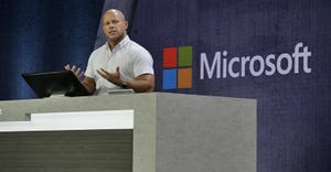 Microsoft's Brad Anderson at Ignite 2018