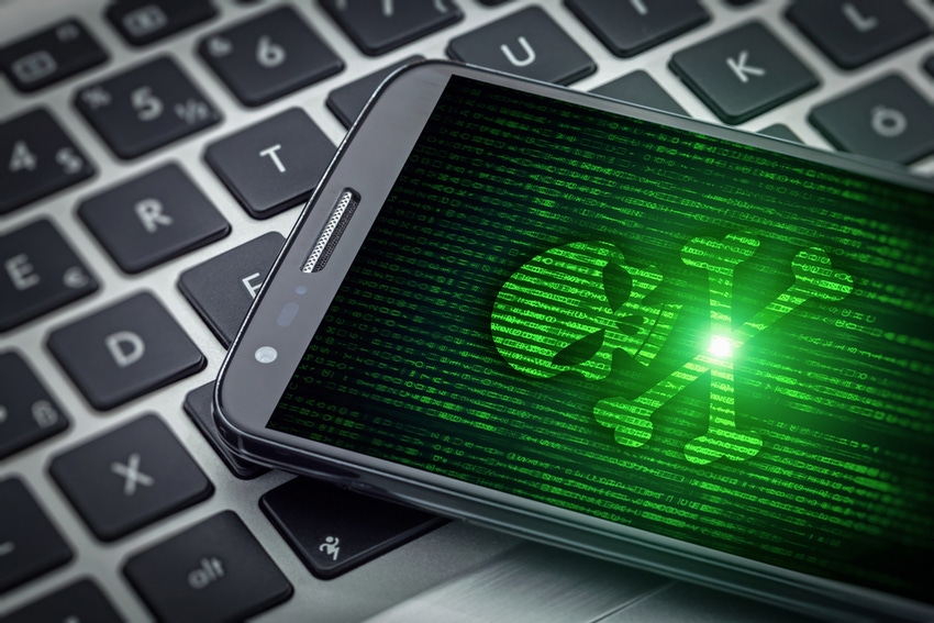 Mobile Malware with Skull