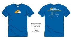 Our official, inaugural Cloud Migration Lab tee is as blue as Sinatra’s eyes and available to those attending one of our six sessions.