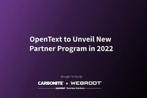 OpenText to Unveil New Partner Program