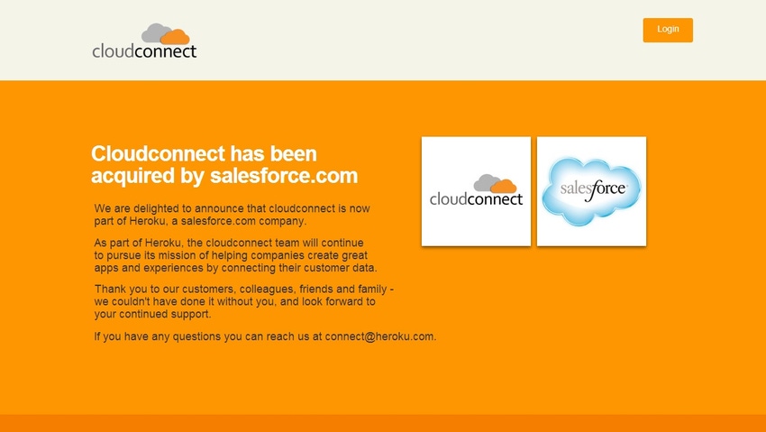 Salesforce.com Acquires Cloudconnect
