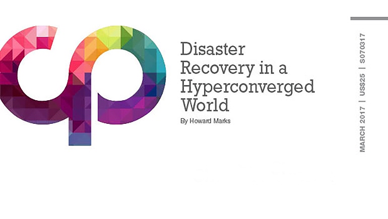 Disaster Recovery in a Hyperconverged World