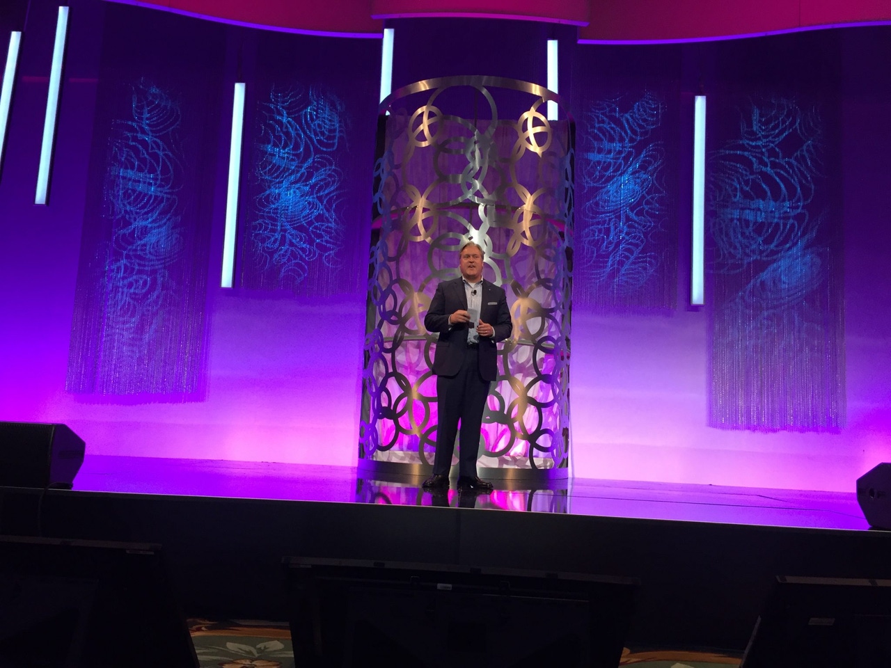Extreme Networks' Norman Rice III at the company's Global Partner Conference 2017