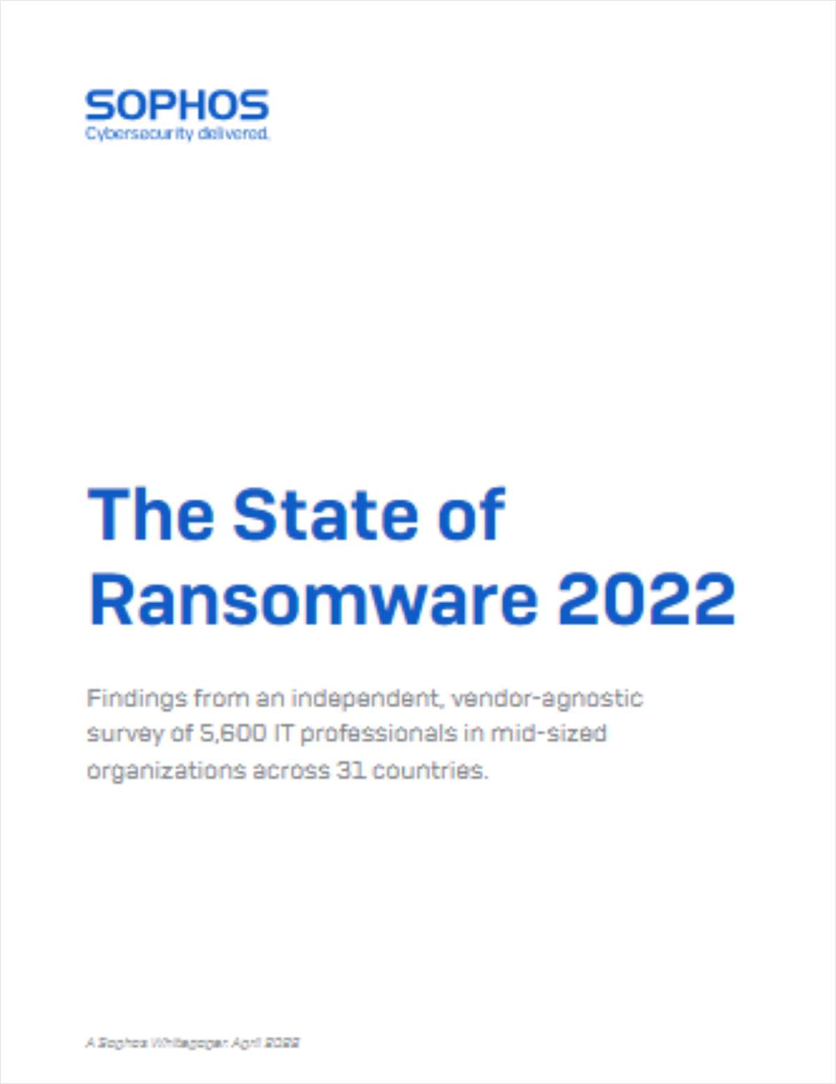 The State of Ransomware 2022