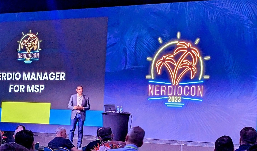 Nerdio's Vadim Vladimirkiy at NerdioCon Cancun 2023