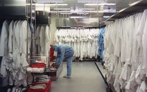 Use Ionization to Reduce Particle Contamination in Gown-Up and Product Transfer Rooms