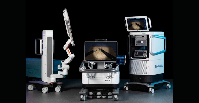 Photo of the Medtronic Hugo Robotic-Assisted Surgery System