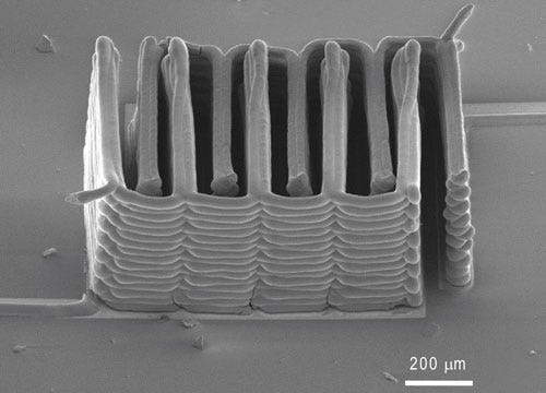 3-D printing microbattery