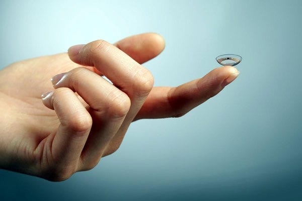 Google glucose-reading contact lens