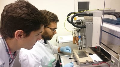 Electrospinning bioprinter regenHU Utrecht