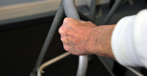elderly person using a walker, elderly monitoring, elder care.png