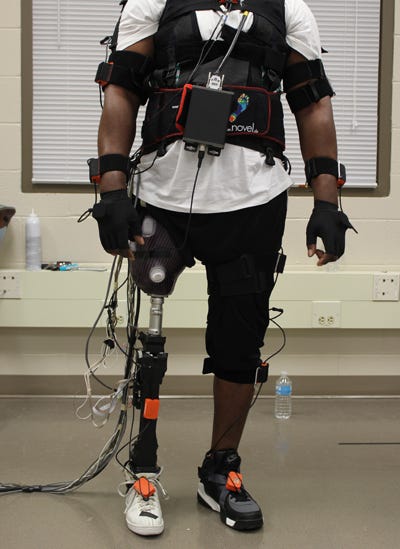 One of the powered prosthetics designed to malfunction in the study 