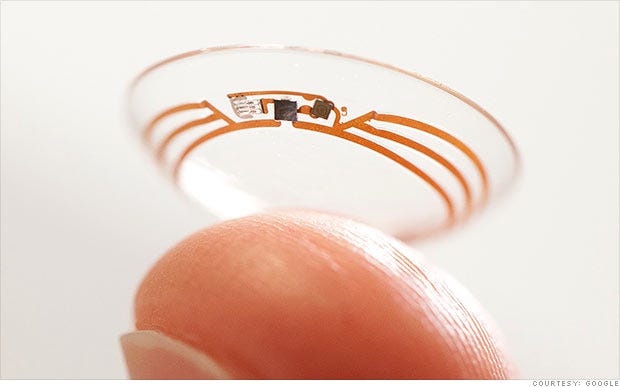 Google Verily Novartis contact lens