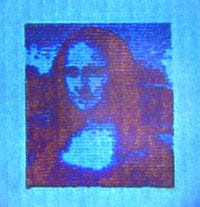 Printing the Mona Lisa on a speck