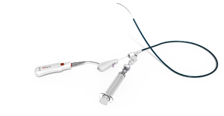 Magneto catheter system to treat blood clots