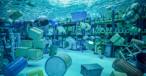 factory floor underwater