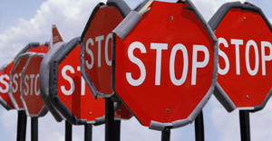 cluster of STOP signs