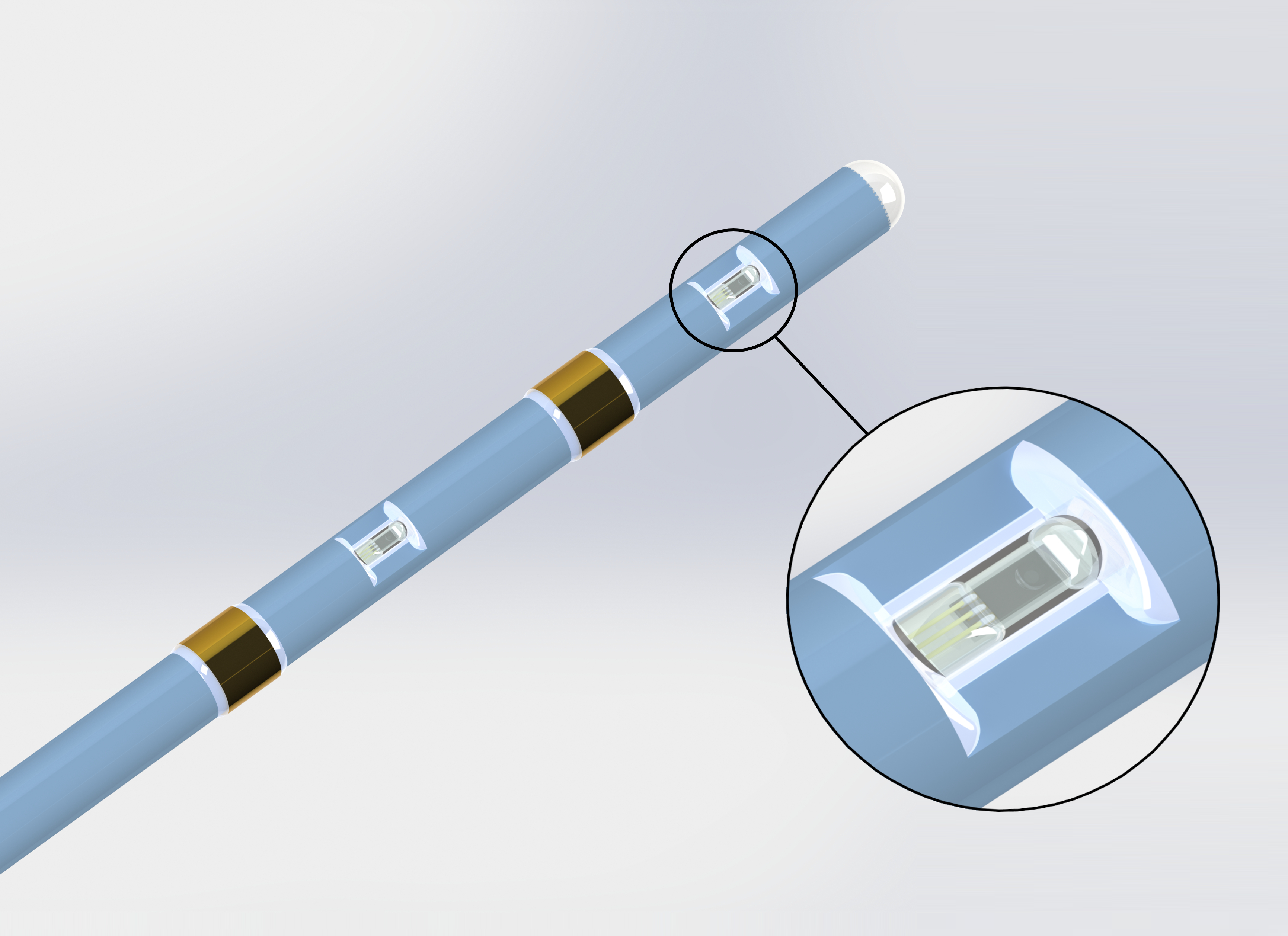 MEMS (microelectromechanical systems) pressure sensors in catheter