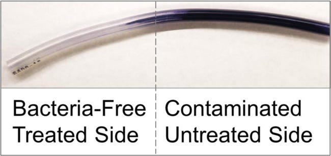 A bacteria-killing coating could be especially useful for catheters. 