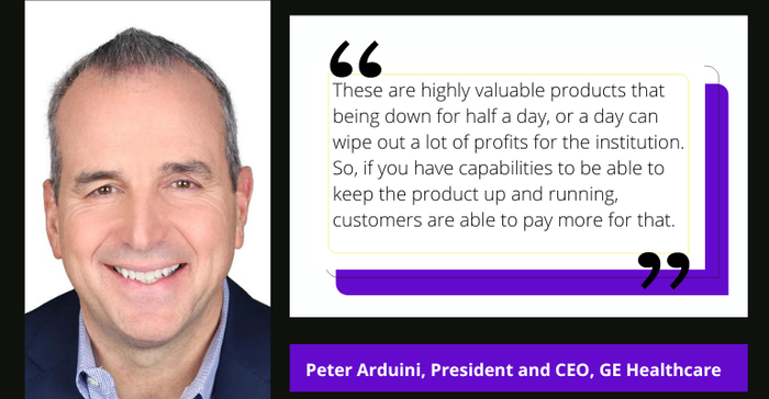Peter Arduini, President and CEO, GE Healthcare headshot and quote.png