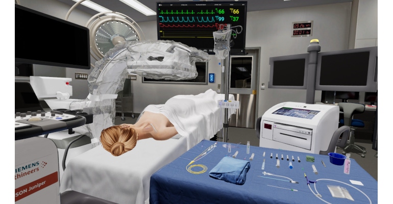 virtual reality right heart catheter