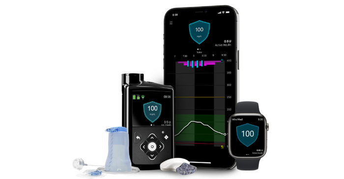 Medtronic's diabetes business is experiencing a turnaround. Here is a product image featuring the company's latest devices for diabetes management..png
