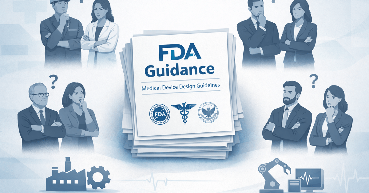 FDA's Design Control Guidance and the 'Stealth Regulation' Debate