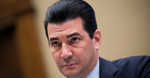 Scott Gottlieb, MD, former commissioner of FDA, testifies during a House Energy and Commerce Committee hearing concerning