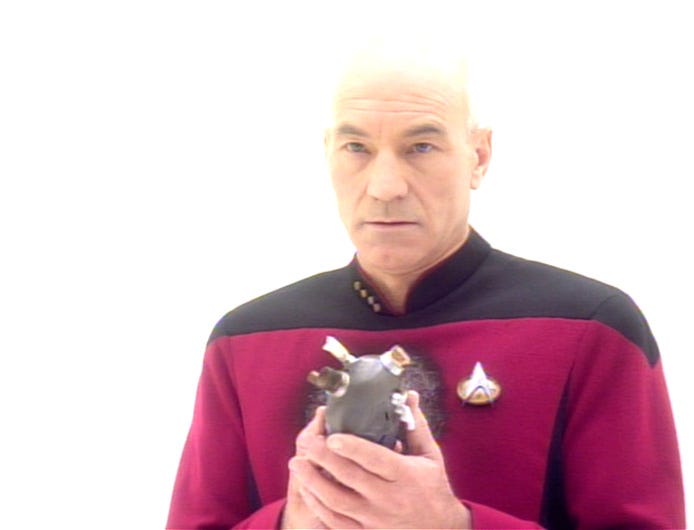 Jean Luc Picard in Star Trek