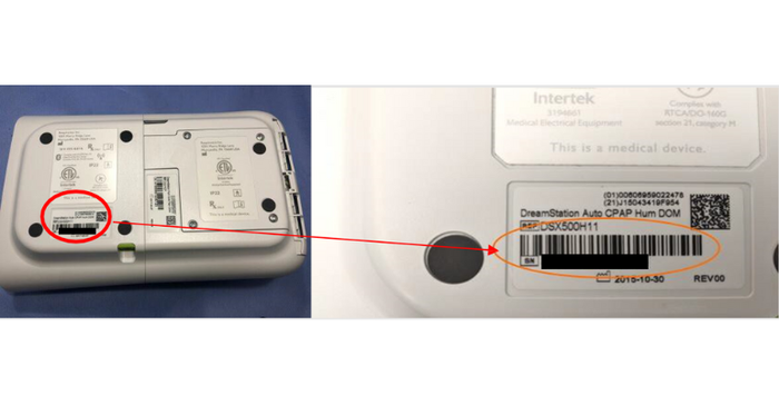 How to locate serial number on sleep apnea machines impacted by the Philips recall.png