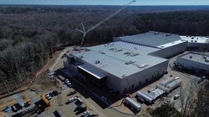new Gerresheimer plant under construction in Peachtree City, GA