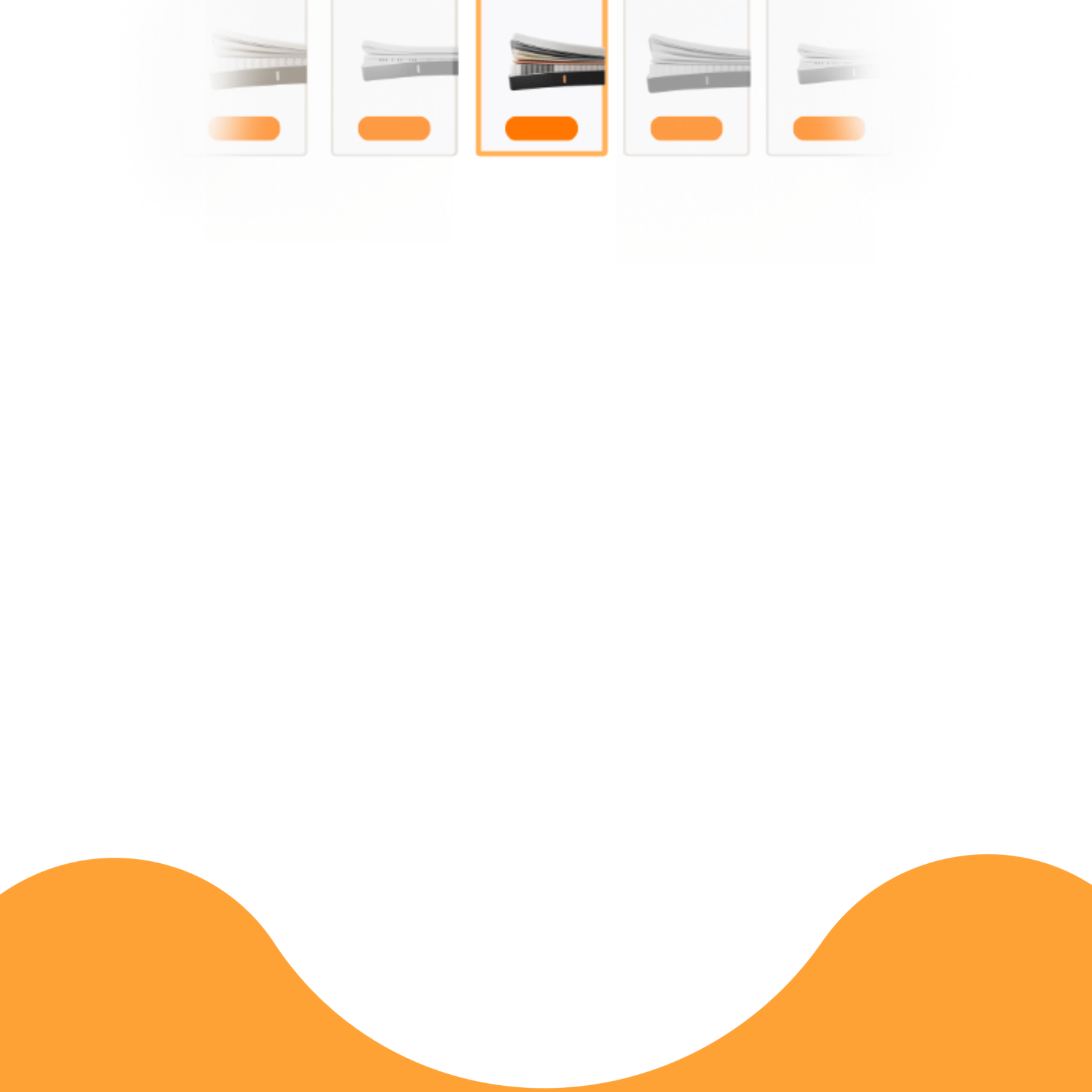 Auswahloption für Matratzenaufbau im Emma Produktfinder.