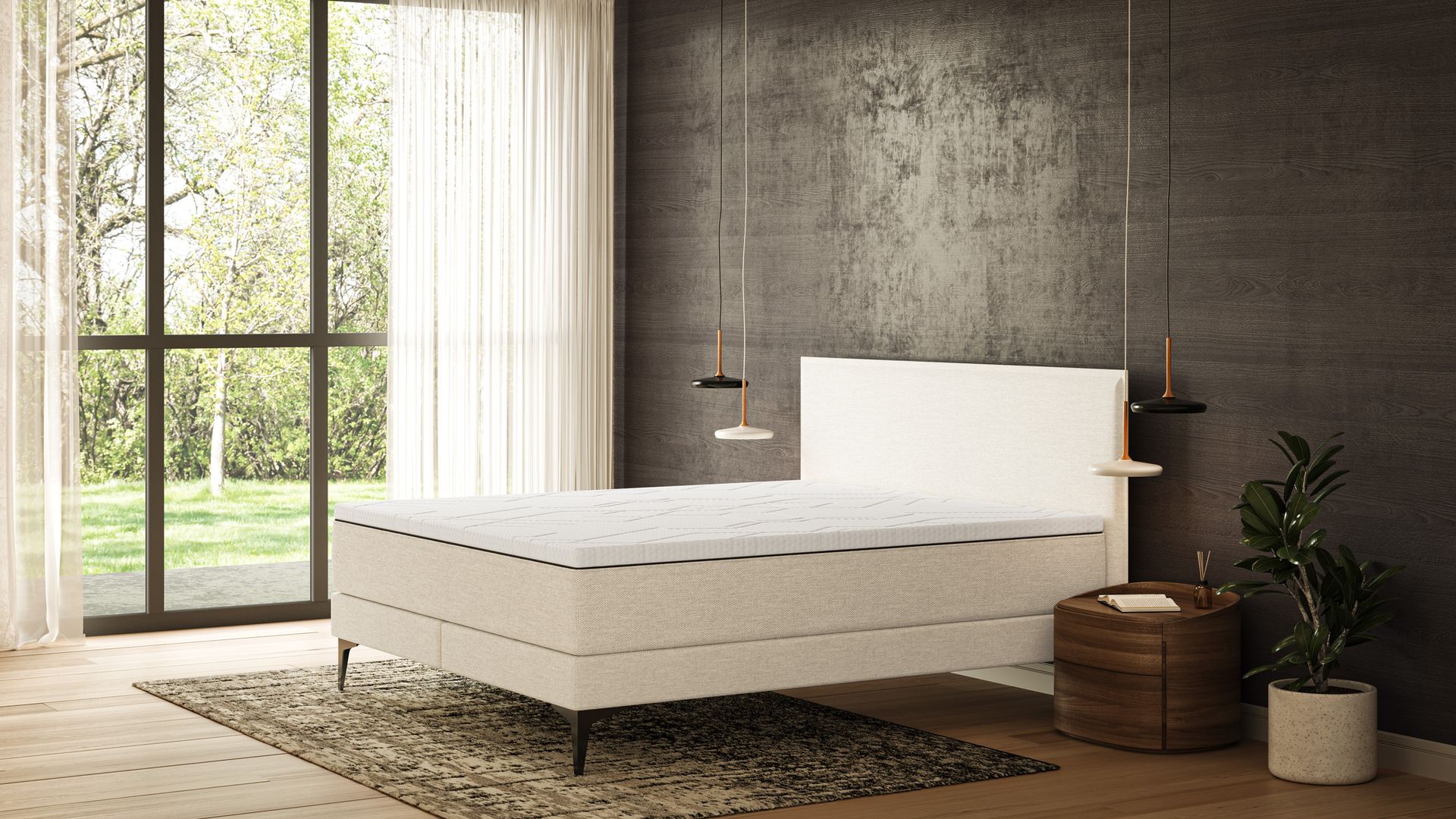 BSBV2 PlainHB Beige Metal topper