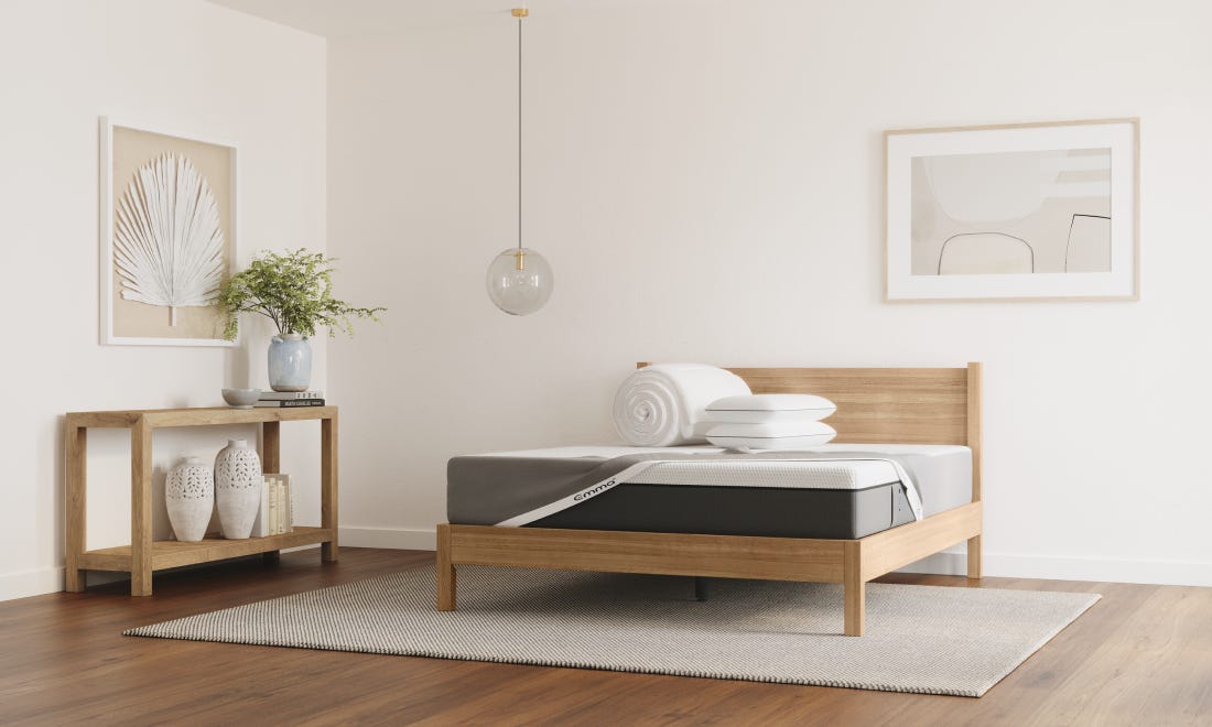 emma matras bed wooden bedroom products