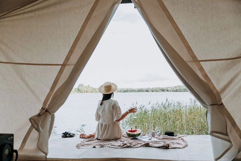 matelas de sol pour le camping