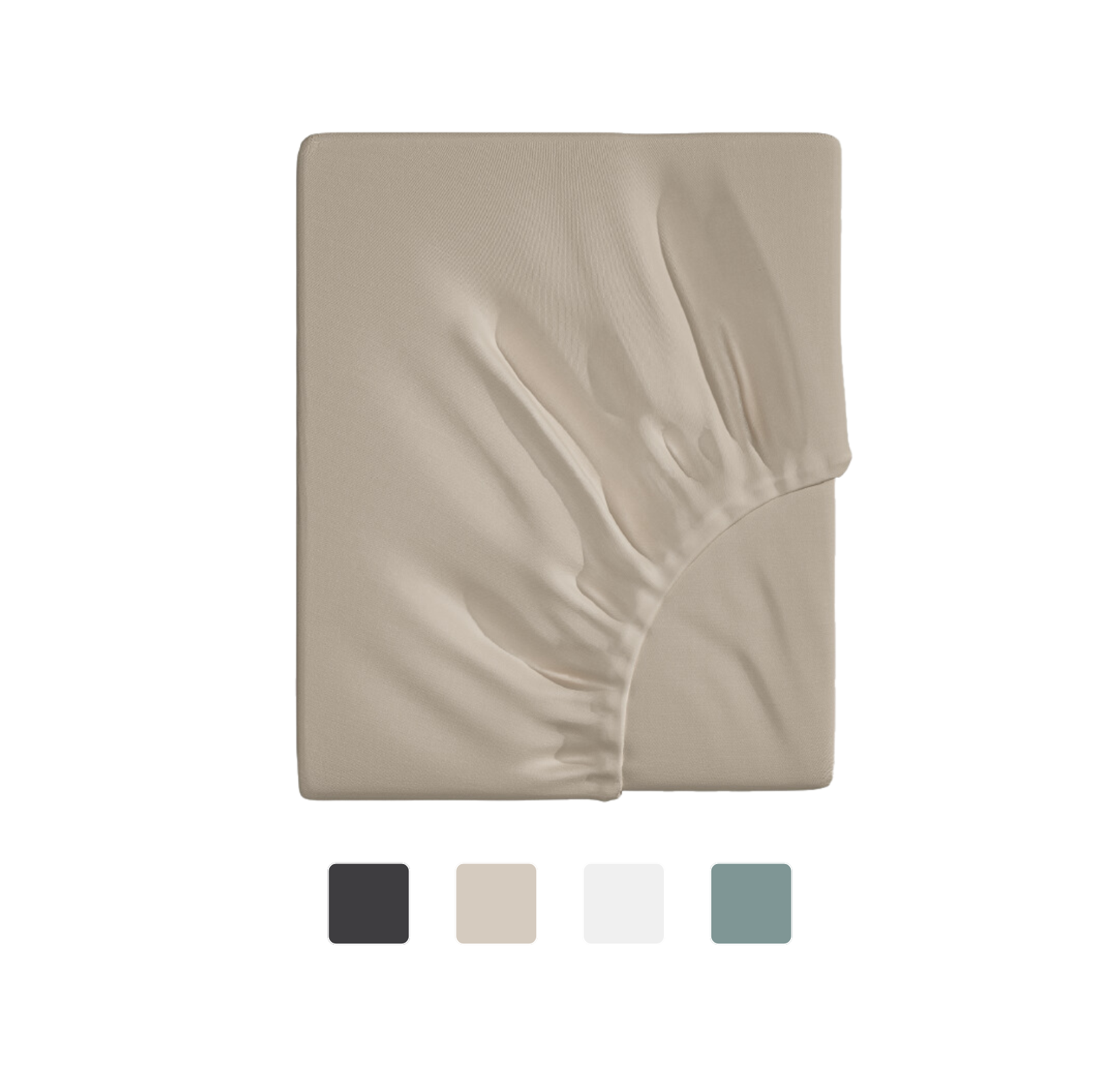 Emma Classic Spannbettlaken in Beige.